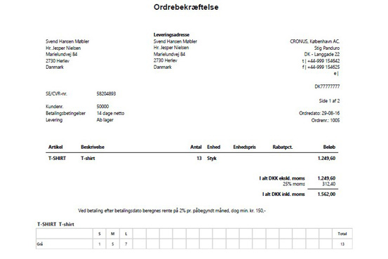 Variant modul til Microsoft Dynamics NAV Variant modul til Microsoft Dynamics NAV