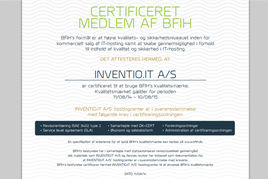 Download vores certificering Download vores certificering